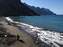 特內里費,海灘,山