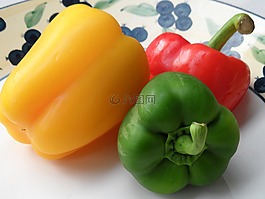 辣椒,蔬菜,黃色