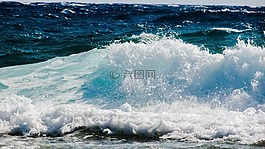 波,砸,海