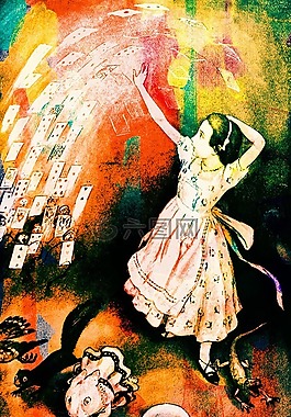 釀酒,書籍插圖,愛麗絲夢游仙境