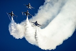 航空展,雷鳥,形成