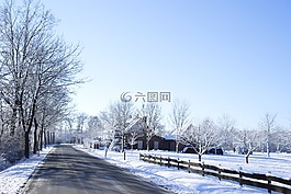 冬天,雪,冷