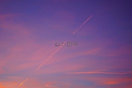 軌跡,天空,pastellfarben