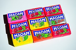 maoam,耐嚼糖果,甜美