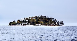 島,巴拿馬,海