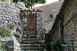 托斯卡納,石材墻,正面