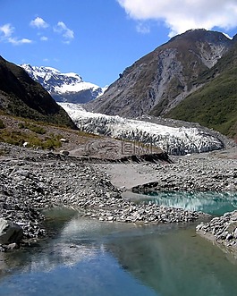 弗蘭茲 - 約瑟夫冰河,新西蘭,景區