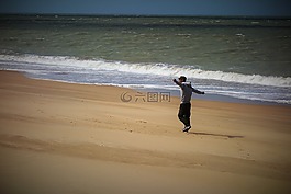 海灘,海洋,海