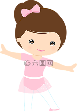 女孩,芭蕾舞,png