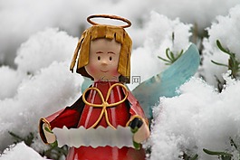天使,數(shù)字,雪