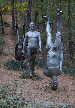 男人,雕像