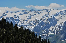 高山,山,景觀