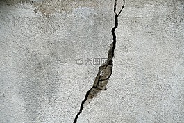 裂紋,墻,混凝土