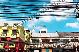 曼谷,考山路,房子