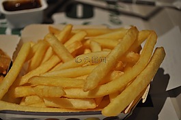 炸薯條,食品,快餐