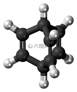 barrelene,分子,球