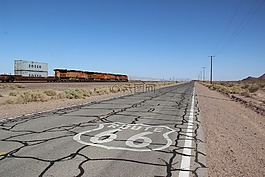 route66,火車,美國