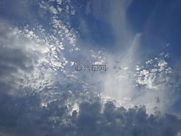 云,天空,雷暴