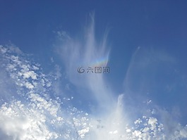 云,彩虹,天空