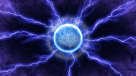 閃電,能源,藍色