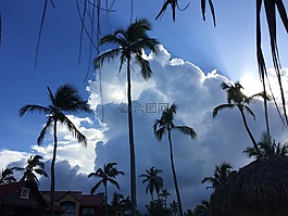 天空,云,加勒比