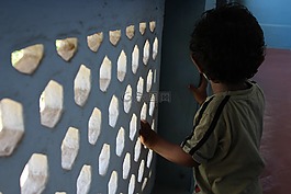 窗口,嬰兒,孩子
