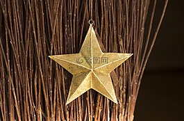 明星,黃金,裝飾
