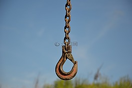 鏈,藍(lán)色,天空