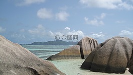 塞舌爾,花崗巖巖石,島