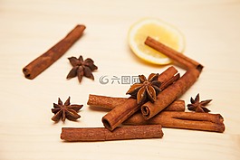 肉桂,檸檬,八角