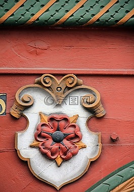裝潢,桁架,fachwerkhaus