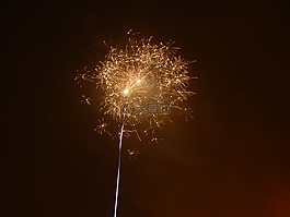 除夕,火箭,新的一年的一天