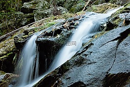 大瀑布,徒步旅行,平靜