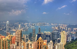 香港,市容,建筑物
