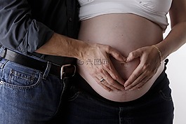 懷孕的婦女,愛情,懷孕