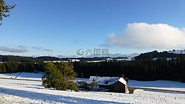 阿爾高,冬季高爐,雪