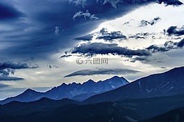 山,視圖,景觀