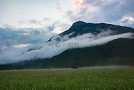 霧,云,阿爾卑斯山