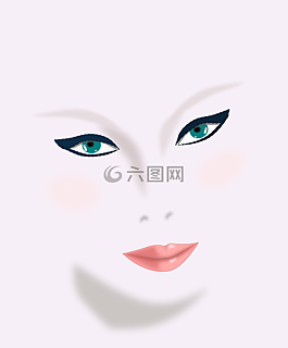 脸,美,女子