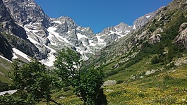 山,景觀,阿爾卑斯山