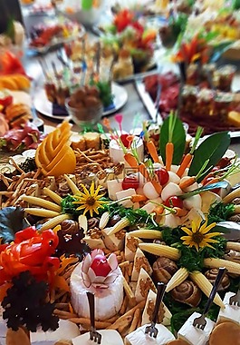 瑞典自助,餐廳,食品