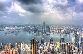 香港,通道,海