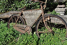 自行车,艺术,不锈钢