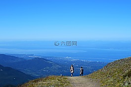 山,天空,自然
