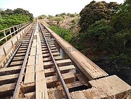 非洲,鐵路,河