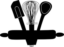 掃,面包店,廚房