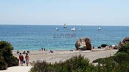 海灘,太陽,海