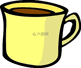 咖啡,杯,喝