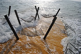 kellenhusen,海灘,橋