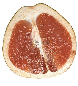 柚子,水果,紅色
